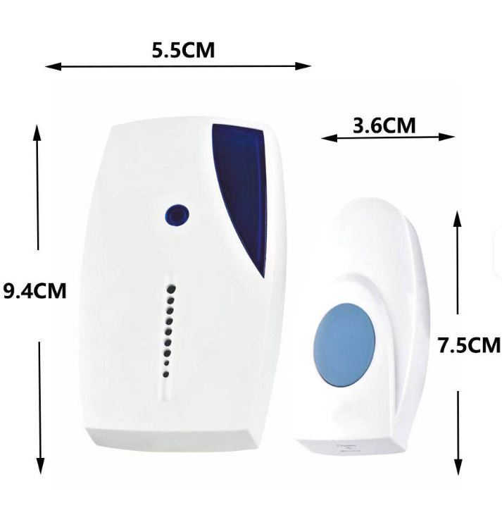 New Arrival Waterproof Doorchimes Manufacturer Home Wireless Doorbell Battery Ring Door Bell