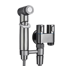 Modern Stainless Steel Single Cold Faucet Sprayer Bathroom Apartment Hotel Use Easy Installation Toilet Wall-Mounted Bidet Seat