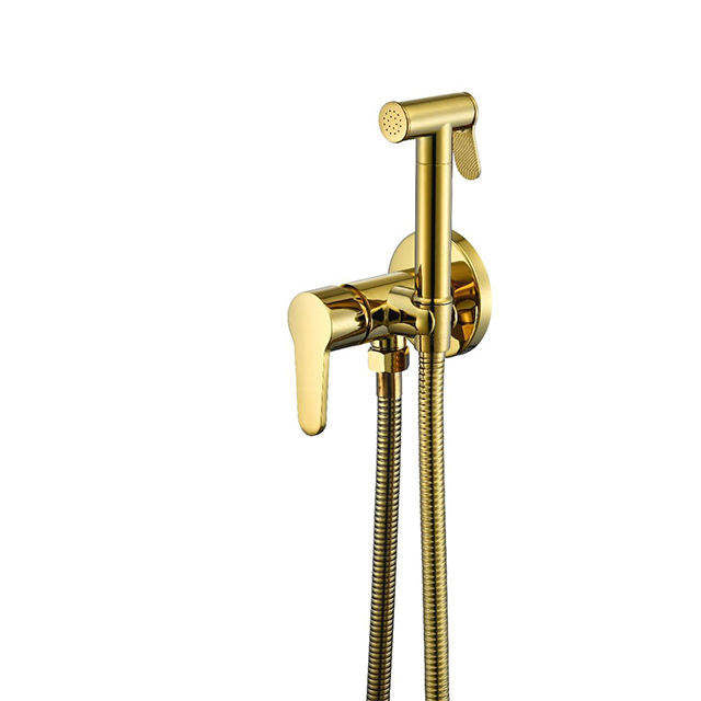 Brass black toilet seat bidet faucet