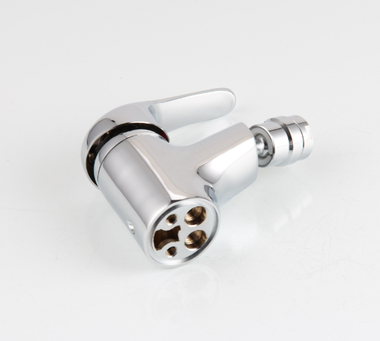 Traditional Deck Mounted Hot and Cold Brass Body Zinc Handle Bidet Faucet