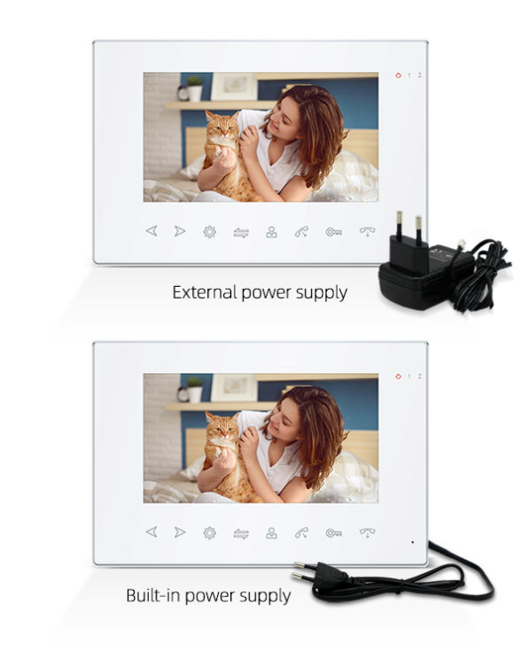 Home Audio Intercom Work with Tuya App. Wireless Intercom Doorbell