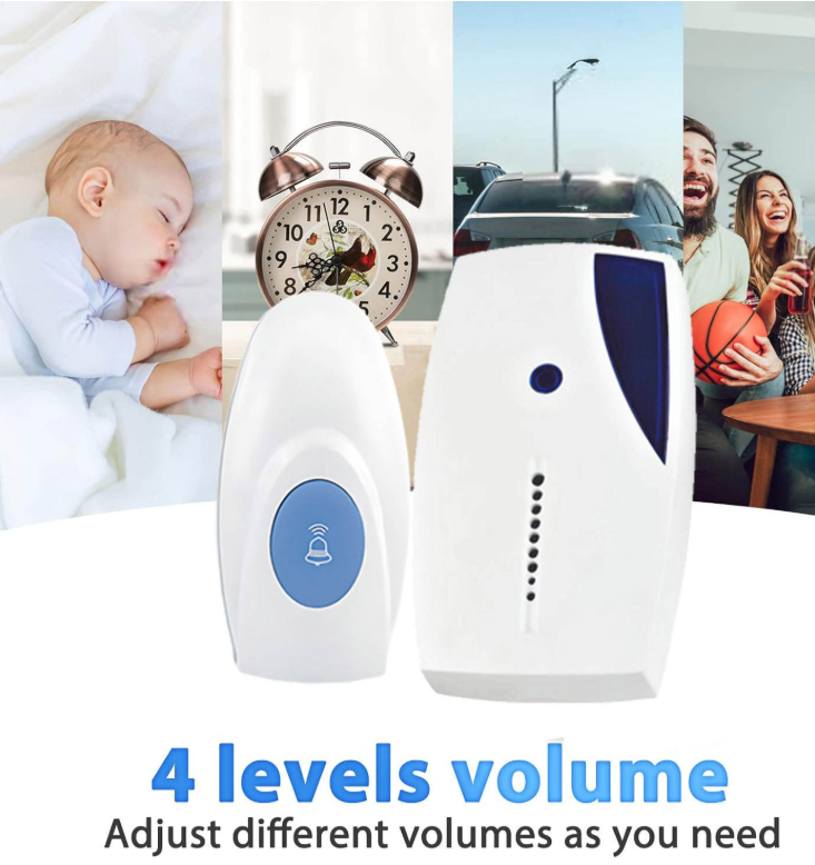 New Arrival Waterproof Doorchimes Manufacturer Home Wireless Doorbell Battery Ring Door Bell
