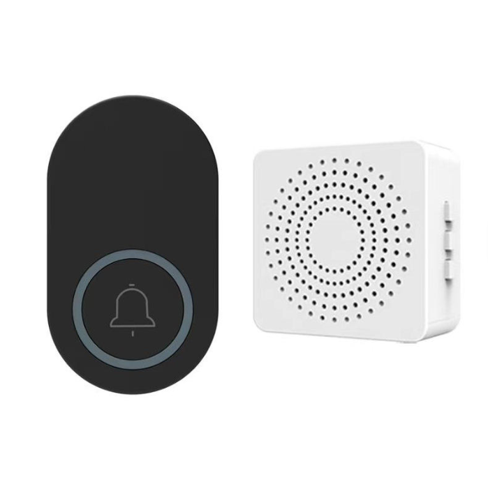 Smart Wireless Doorbell Mini Size, USB Plugin, Waterproof IP44, 38 Chimes, 150m Long Distance