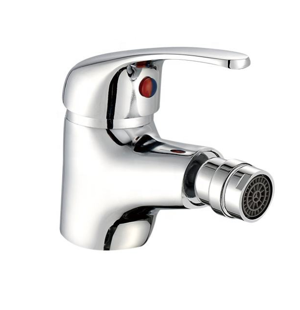 Traditional Deck Mounted Hot and Cold Brass Body Zinc Handle Bidet Faucet