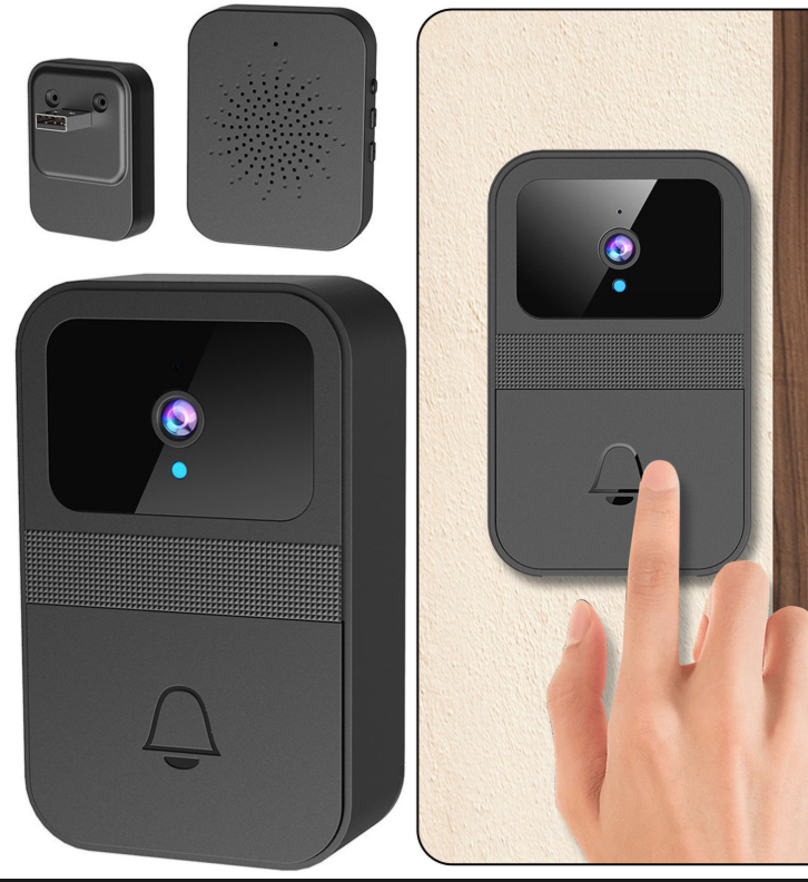 Smart Home Doorbell Video Low Power WIFI Link Rechargeable Model Doorbell Night Vision HD Intelligent Security 1 Drag 1 Home