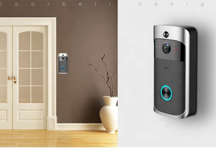 Glomarket Tuya Smart WiFi Wireless Doorbell Camera Security System Real-Time 1080P Video Two-Way Talk Modern Design APP Control